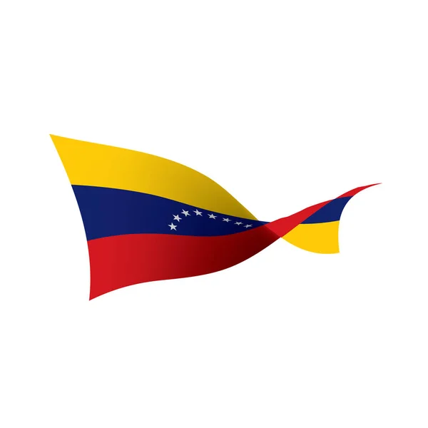 Bandera de Venezuela, vector de ilustración — Vector de stock