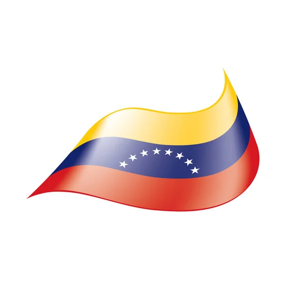 Venezuela flagga, vektor illustration — Stock vektor