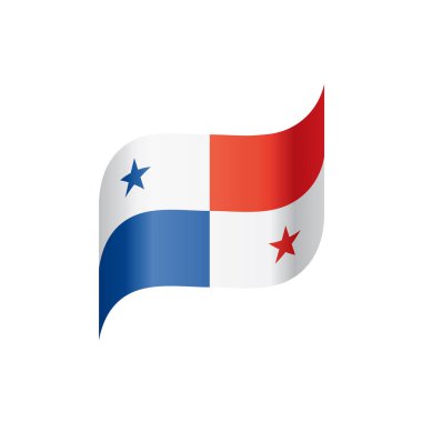 Panama bayrak, vektör çizim