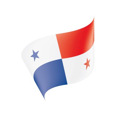 Panama bayrak, vektör çizim