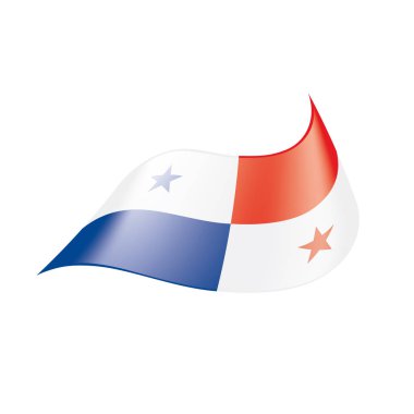 Panama bayrak, vektör çizim