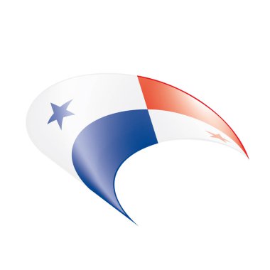 Panama bayrak, vektör çizim