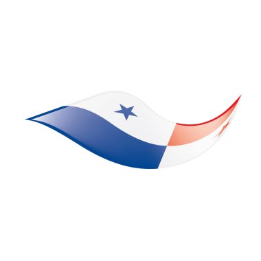 Panama bayrak, vektör çizim