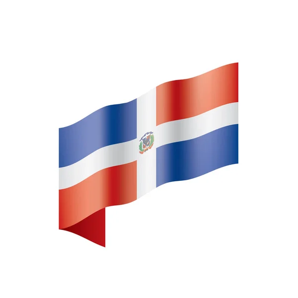 Dominicana-Fahne, Vektorabbildung — Stockvektor