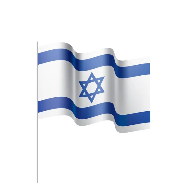 Israelflagga, vektorillustration — Stock vektor