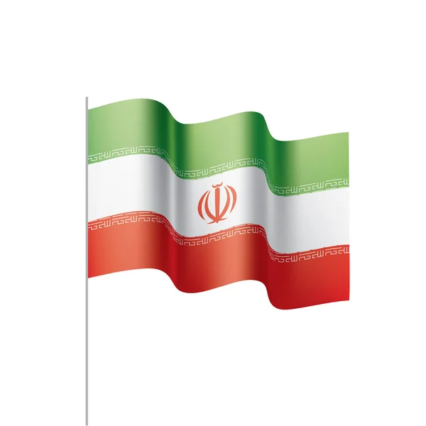Bandera de Irán, ilustración vectorial — Archivo Imágenes Vectoriales