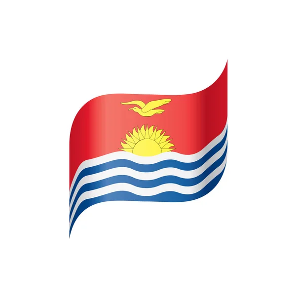 Kiribati zászló, vektoros illusztráció — Stock Vector