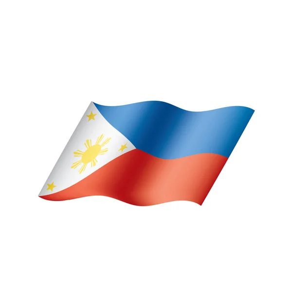 Drapeau Philippines, illustration vectorielle — Image vectorielle