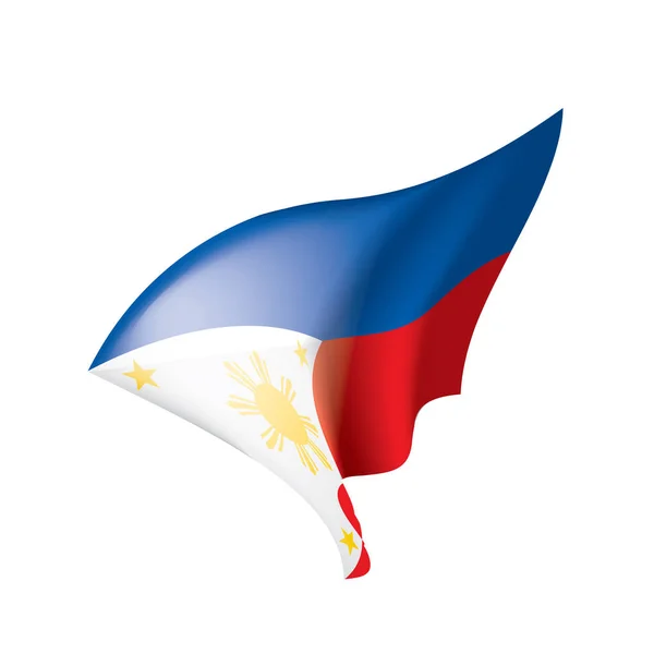 Флаг Филиппин, векторная иллюстрация — стоковый вектор