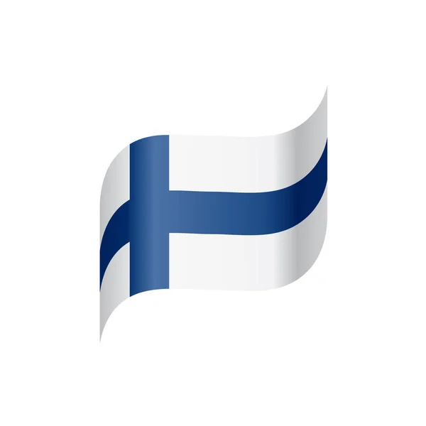 ( 영어 ) Finland flag, vector example — 스톡 벡터