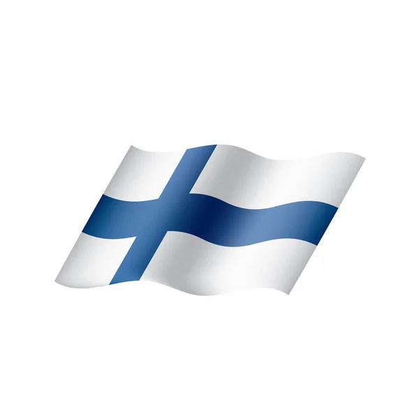 Finnland-Flagge, Vektorillustration — Stockvektor