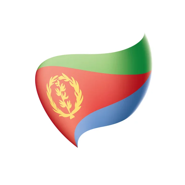Bandera de Eritrea, ilustración vectorial — Archivo Imágenes Vectoriales