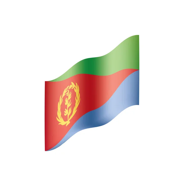 Eritrea flag, vector illustration — Stock Vector