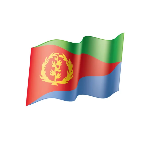 Bandera de Eritrea, ilustración vectorial — Vector de stock
