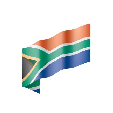 Güney Afrika bayrak, vektör çizim