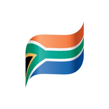 Güney Afrika bayrak, vektör çizim
