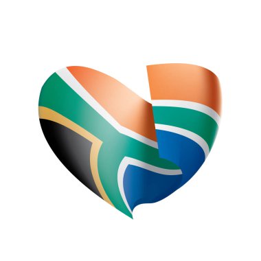 Güney Afrika bayrak, vektör çizim