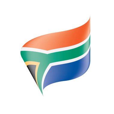 Güney Afrika bayrak, vektör çizim