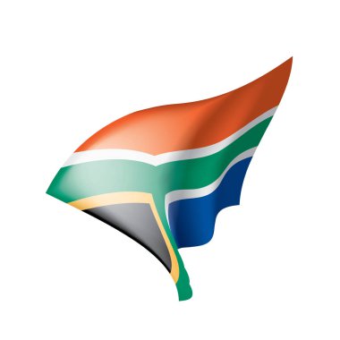 Güney Afrika bayrak, vektör çizim