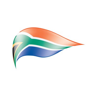 Güney Afrika bayrak, vektör çizim