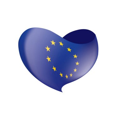 Avrupa Birliği bayrağı, vektör illüstrasyonu