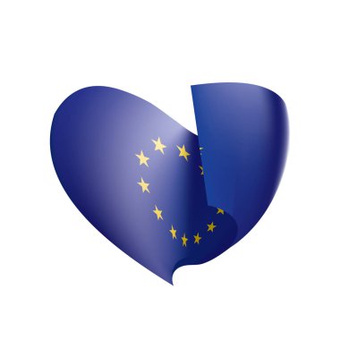 Avrupa Birliği bayrağı, vektör illüstrasyonu