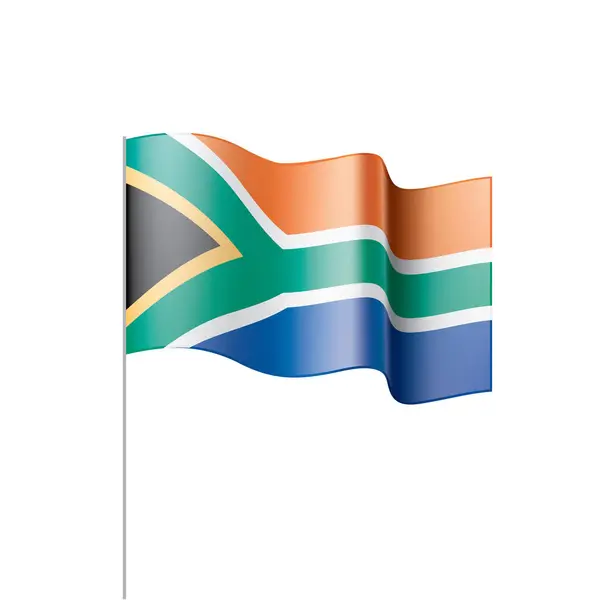 Drapeau sud-africain, illustration vectorielle — Image vectorielle