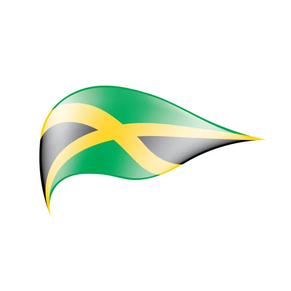 Jamaica flag, vector illustration — Stock Vector