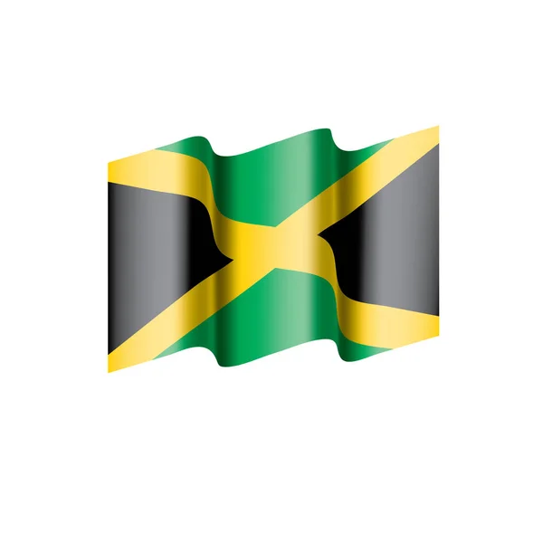 Drapeau Jamaïque, illustration vectorielle — Image vectorielle