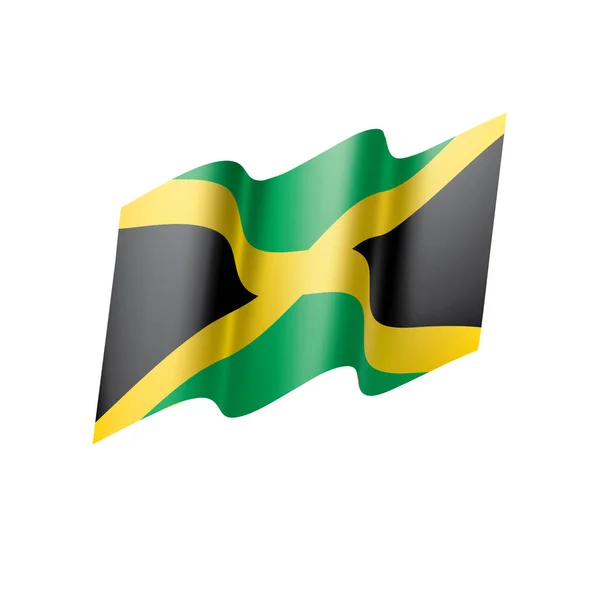 Bandeira da Jamaica, ilustração vetorial —  Vetores de Stock