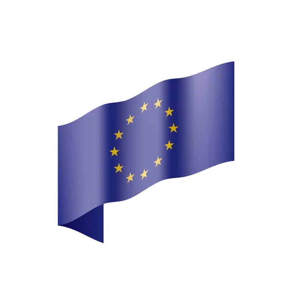 Flagge der Europäischen Union, Vektorillustration — Stockvektor