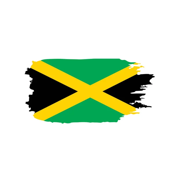Jamaika bayrağı, vektör illüstrasyonu — Stok Vektör