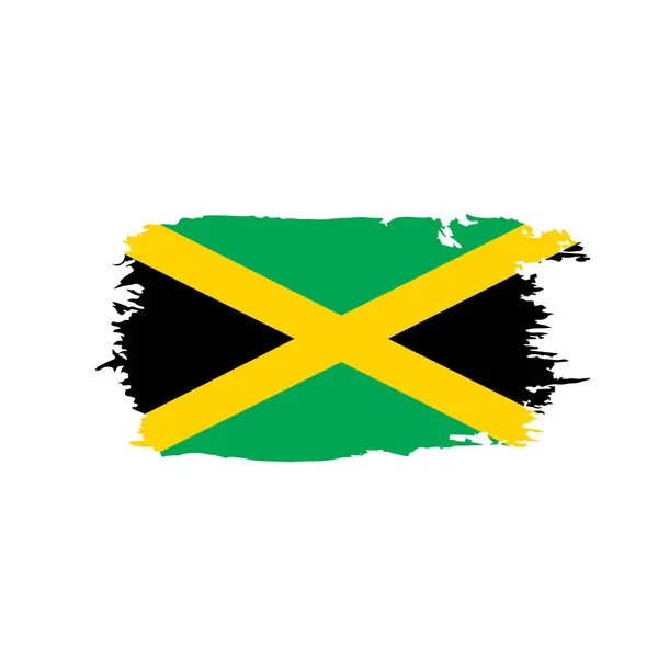 Σημαία Τζαμάικα, διανυσματική απεικόνιση — Διανυσματικό Αρχείο
