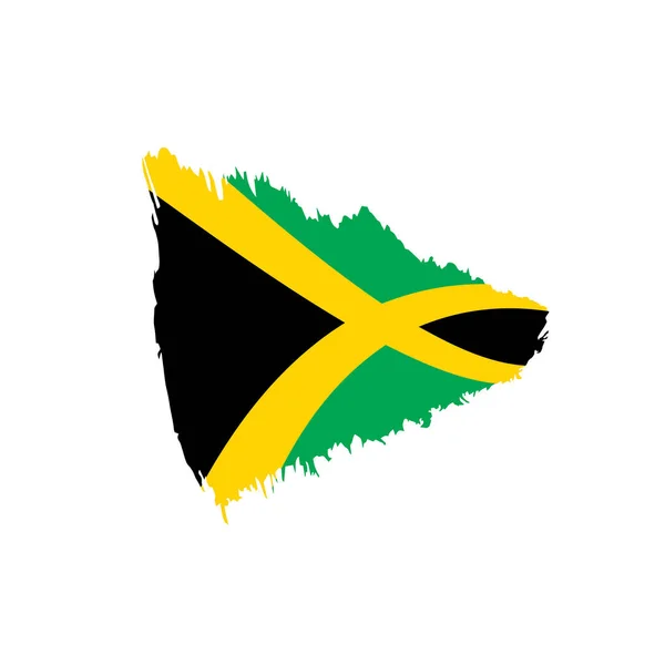 Jamaica flag, vector illustration — Stock Vector