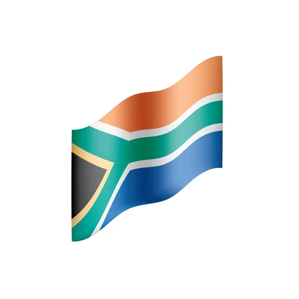 Dél-afrikai Köztársaság lobogója, vektoros illusztráció — Stock Vector