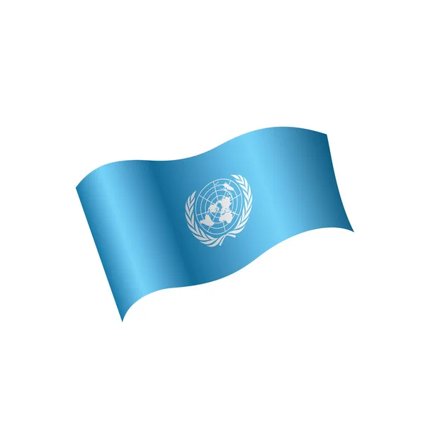 联合国旗子, 向量例证 — 图库矢量图片