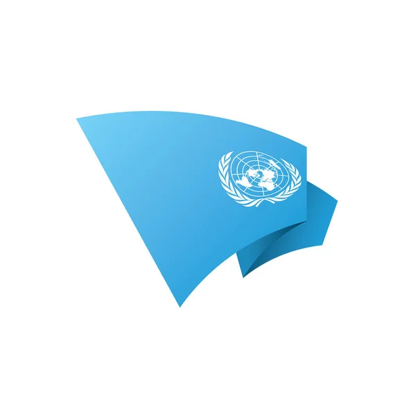 Bandeira da ONU, ilustração vetorial —  Vetores de Stock