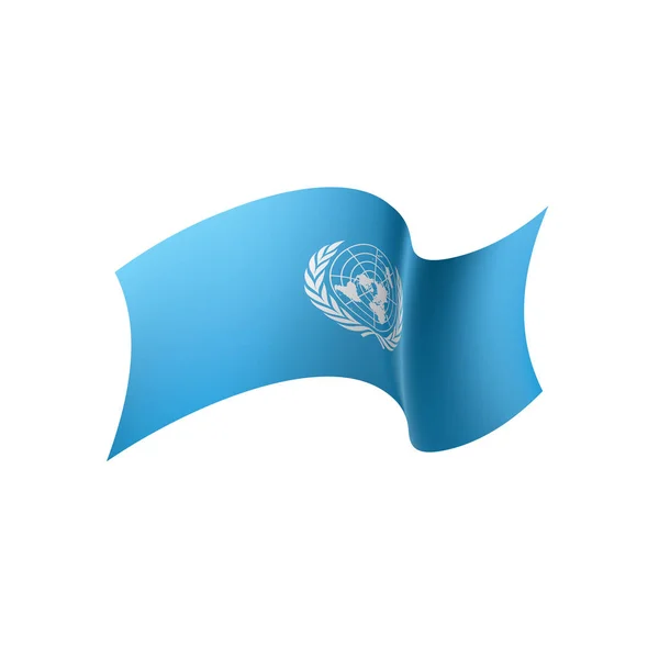 联合国旗子, 向量例证 — 图库矢量图片