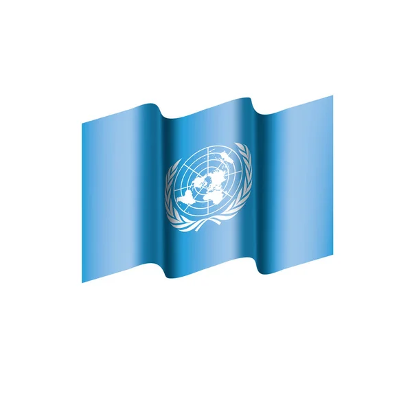 Bandeira da ONU, ilustração vetorial —  Vetores de Stock