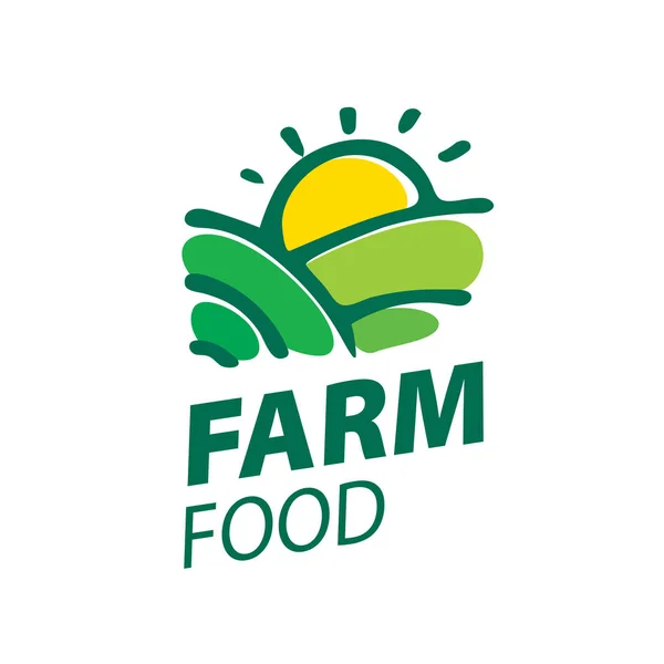 Logo farm food — Stock Vector