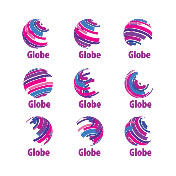 Logo vectoriel globe — Image vectorielle