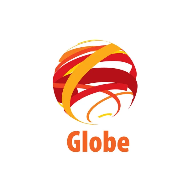 Vector logo globo — Vector de stock