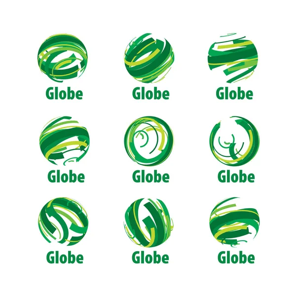 Vector logo globe — Stock Vector
