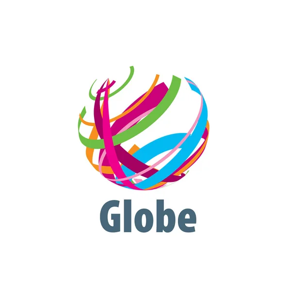 Vetor logotipo globo — Vetor de Stock