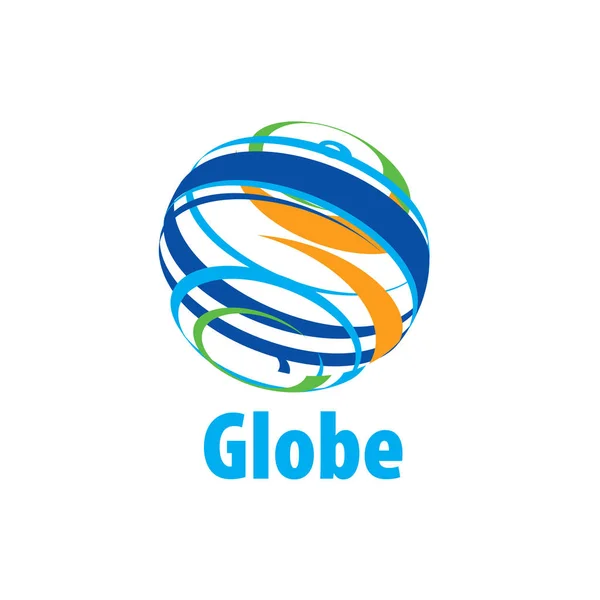 Vetor logotipo globo — Vetor de Stock