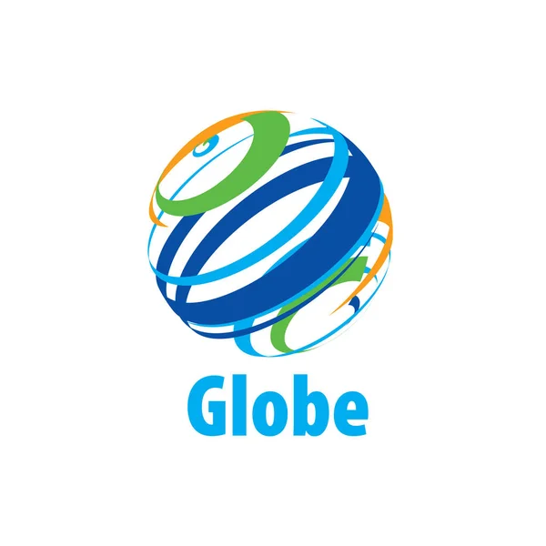 Vector logo globo — Vector de stock