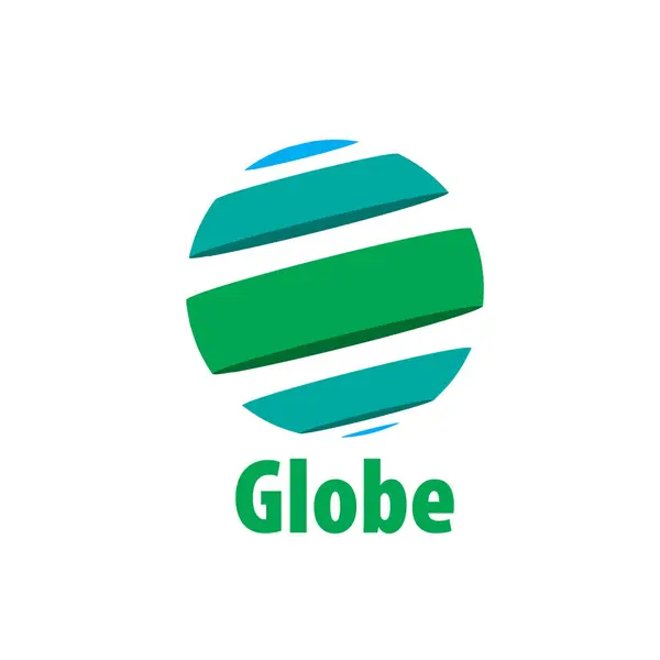 Vector logo globo — Vector de stock