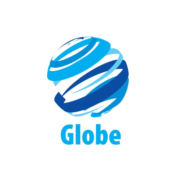 Vector logo globo — Vector de stock