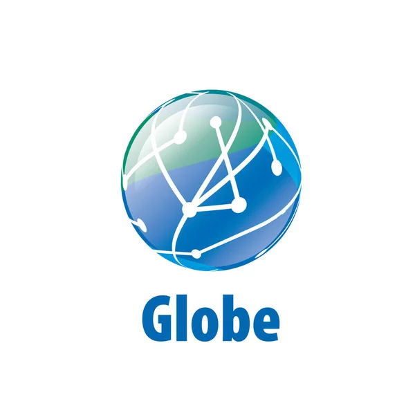 Vetor logotipo globo — Vetor de Stock