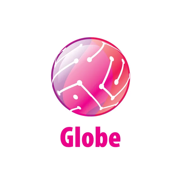 Vetor logotipo globo — Vetor de Stock